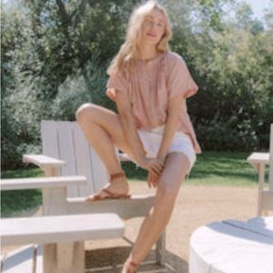 Jenni Kayne new with tags short sleeve willow blouse size M